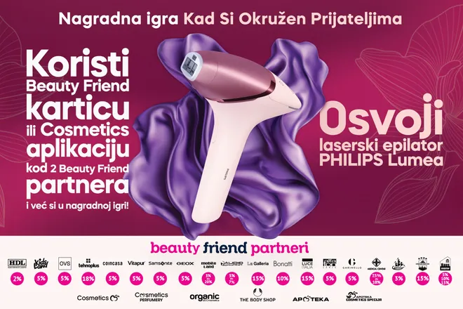 Osvojite Philips Lumea epilator uz Beauty Friend karticu