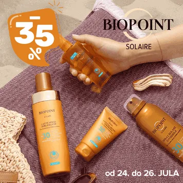 BIOPOINT SOLAIRE - OSLOBAĐA TVOJU ŽELJU ZA SUNCEM