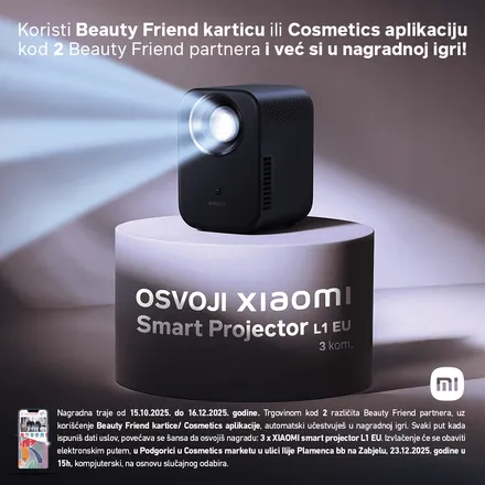 Osvoji Xiaomi Smart Projector L1 EU – pametni projektor koji svaki prostor pretvara u bioskop