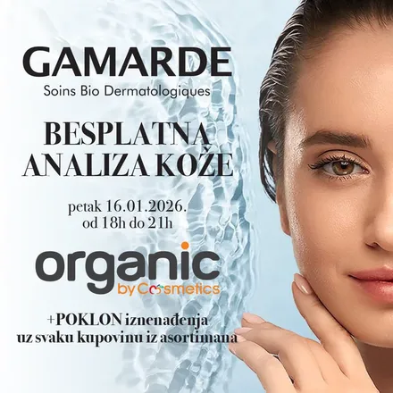 GAMARDE - poklon i besplatna analiza kože u Organic-u