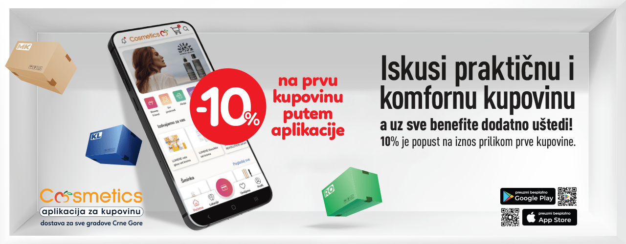 10 posto popusta na prvu online kupovinu preko aplikacije